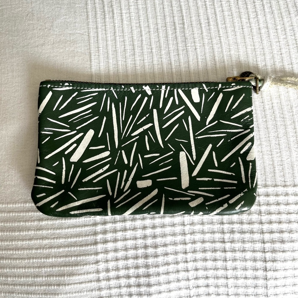 FalconWright silk screened leather wallet